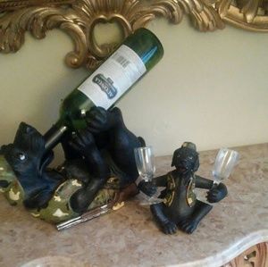 Cuties thing ever(wine and shot glass holder)